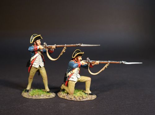 AMERICAN CONTINENTAL LINE INFANTRY, THE DELAWARE COMPANY (2 pcs)