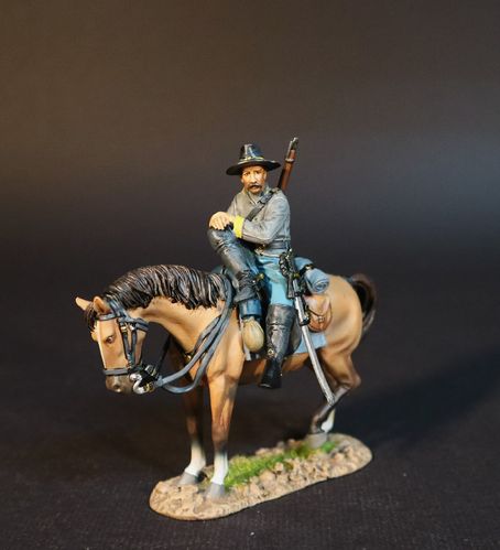 THE ARMY OF NORTHERN VIRGINIA, CAVALRY DIVISION, DISMOUNTED CONFEDERATE CAVALRYMAN. (2 pcs)
