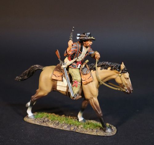 THE CONFEDERATE ARMY, 1st CHEROKEE MOUNTED RIFLES, TROOPER. (2 pcs)