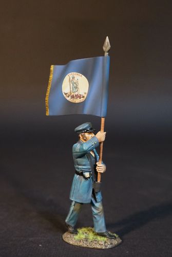 THE ARMY OF THE SHENANDOAH, FIRST BRIGADE, THE 33rd VIRGINIA INFANTRY REGIMENT, STANDARD BEARER.