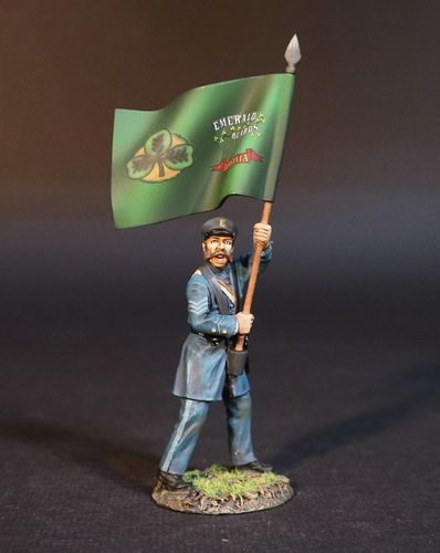 THE ARMY OF THE SHENANDOAH, FIRST BRIGADE, THE 33rd VIRGINIA INFANTRY REGIMENT, STANDARD BEARER.(1)