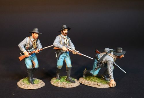 THE BATTLE OF THE ROSEBUD, 17th JUNE 1876, UNITED STATES CAVALRY. (3 pcs)