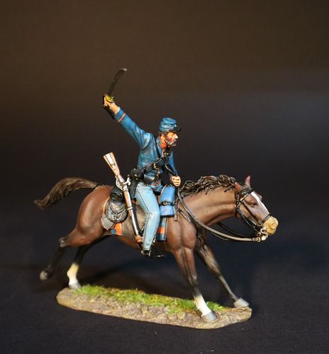 THE BATTLE OF BRANDY STATION, JUNE 9th, 1863, CAVALRY CORPS, 2nd US CAVALRY REGIMENT. (2 pcs)